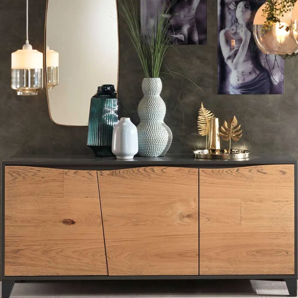 Wohnen Sideboards<165x76x47 Design Sideboard mit drei Türen - Eric