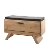Wohnen Sitzbank<89x47x39 Design Truhenbank mit Klappe - Larinca