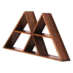 Wohnen Regale<70x35x10 Design Wandregal Dreiecke - Rundo