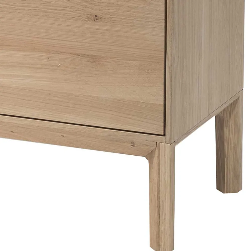 Wohnen Tv & Hifi-Möbel|Lowboards<205x63x40 Designer Lowboard in Eiche Bianco & Gelb - Enifra