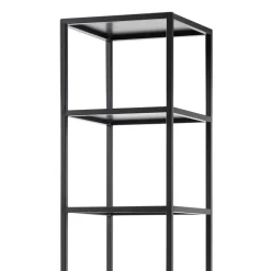 Wohnen Regale<40x197x40 Designer Regal in Weiß & Schwarz - Enkraja
