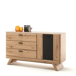 Wohnen Sideboards<144x84x44 Designer Sideboard zweifarbig - Larinca