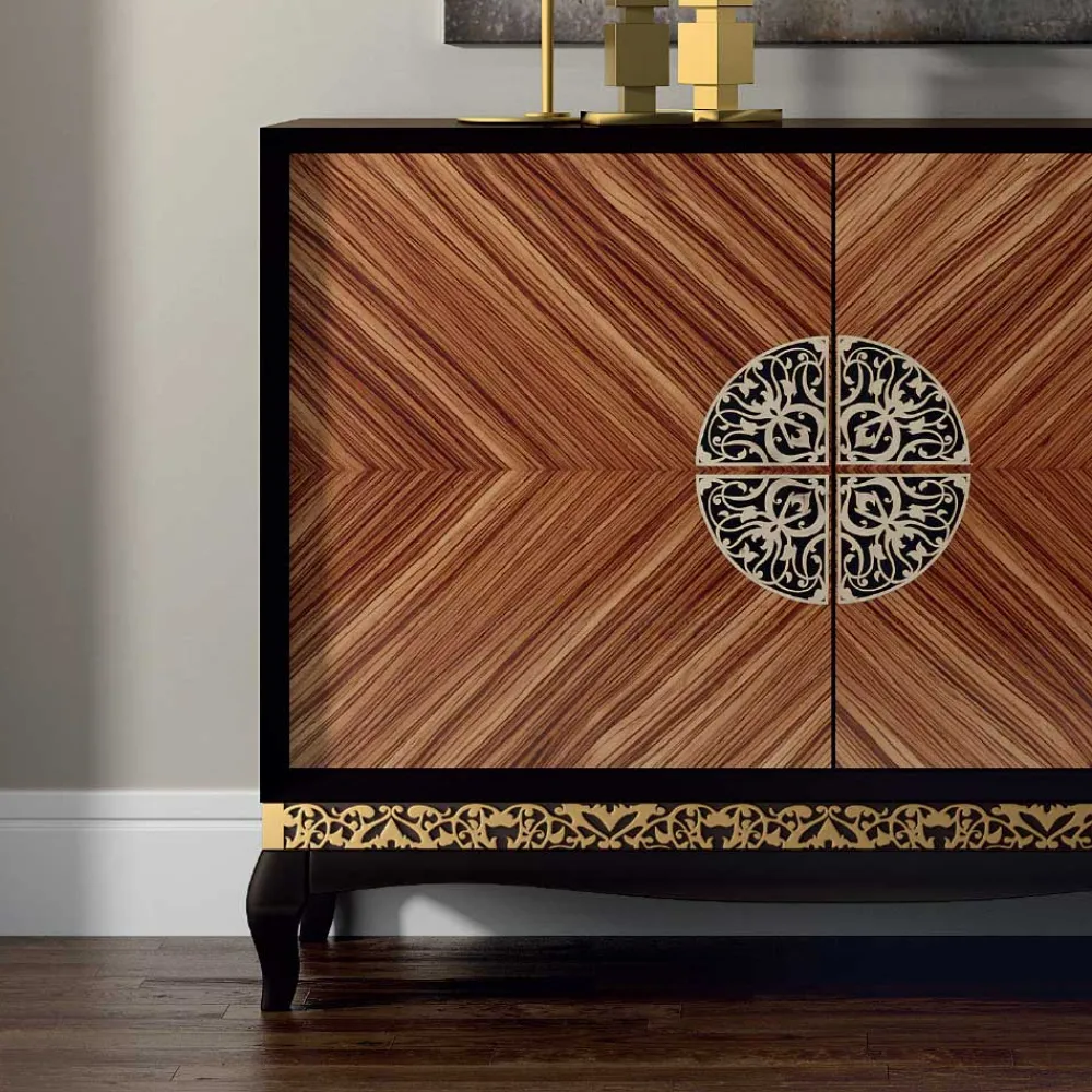 Wohnen Sideboards<128x100x52 Designkommode mit Türen - Strada