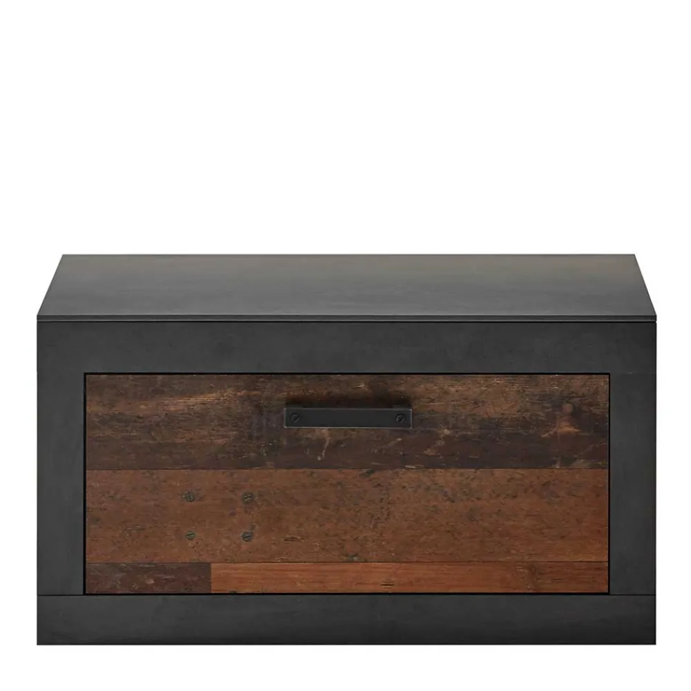 Wohnen Sitzbank<80x44x42 Dielenbank mit Klappe & Sockelgestell - Timuras
