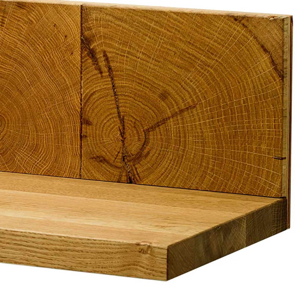 Wohnen Regale<60x20x25 Eiche Wandboard handgearbeitet - Smanas