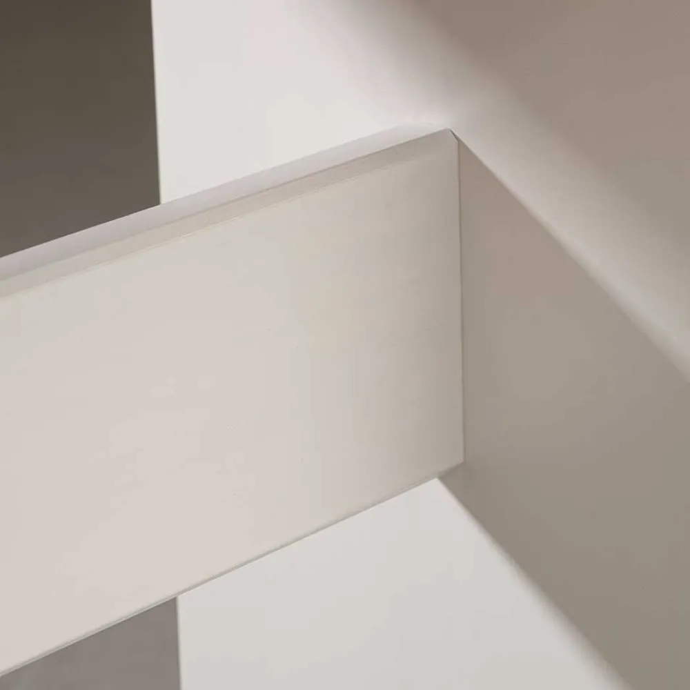 Wohnen Sitzbank<110x45x37 Esszimmerbank in Weiß & Braun - Vatina