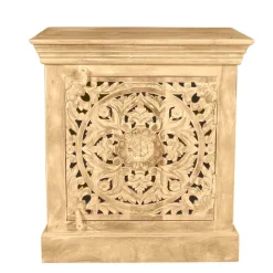 Wohnen Kommoden<60x65x40 Etho Style Schrank Sandfarben - Runiasa