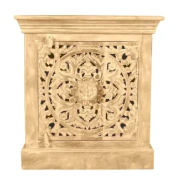 Wohnen Kommoden<60x65x40 Etho Style Schrank Sandfarben - Runiasa