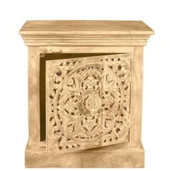 Wohnen Kommoden<60x65x40 Etho Style Schrank Sandfarben - Runiasa