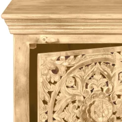 Wohnen Kommoden<60x65x40 Etho Style Schrank Sandfarben - Runiasa