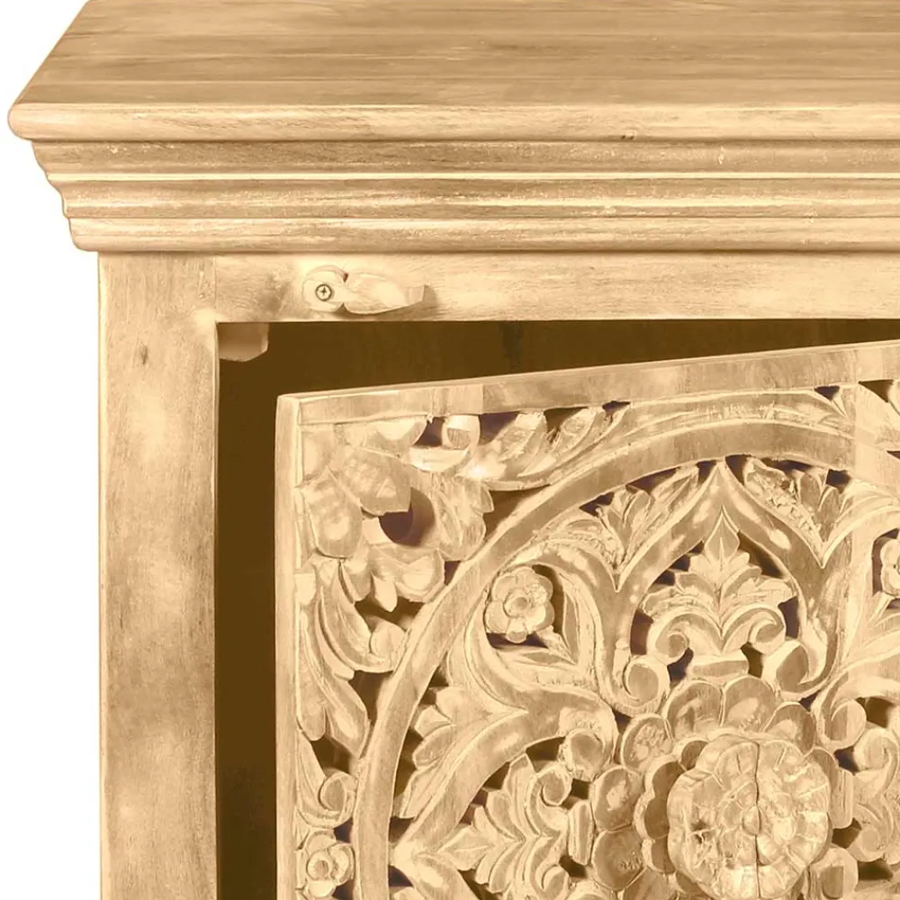 Wohnen Kommoden<60x65x40 Etho Style Schrank Sandfarben - Runiasa