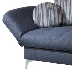 Wohnen Sofas<182x79x86 Federkern Schlafsofa in Blau - Curtici