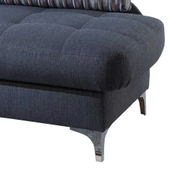Wohnen Sofas<182x79x86 Federkern Schlafsofa in Blau - Curtici