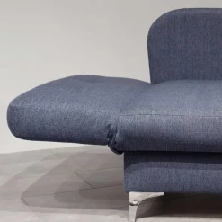 Wohnen Sofas<182x79x86 Federkern Schlafsofa in Blau - Curtici