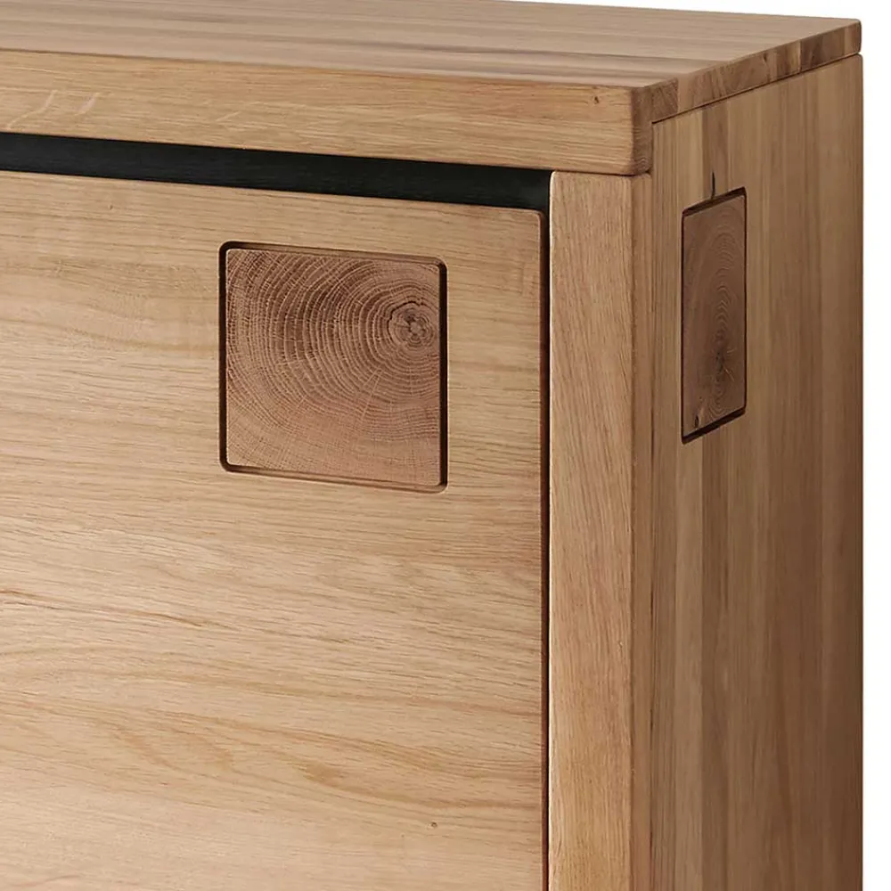 Wohnen Tv & Hifi-Möbel|Lowboards<170x56x40 Fernsehboard aus Wildeiche Massivholz - Embleys