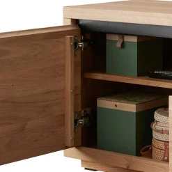 Wohnen Tv & Hifi-Möbel|Lowboards<170x56x40 Fernsehboard aus Wildeiche Massivholz - Embleys