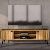 Wohnen Tv & Hifi-Möbel|Lowboards<180x57x46 Fernseher Unterschrank aus Wildeiche - Casarius