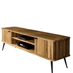 Wohnen Tv & Hifi-Möbel|Lowboards<180x57x46 Fernseher Unterschrank aus Wildeiche - Casarius