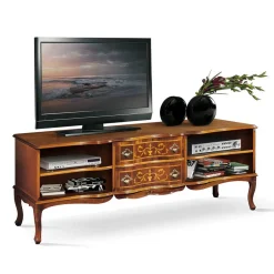 Wohnen Tv & Hifi-Möbel|Lowboards<158x60x37 Fernsehunterschrank im Barockstil - Motiz