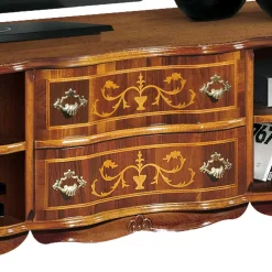 Wohnen Tv & Hifi-Möbel|Lowboards<158x60x37 Fernsehunterschrank im Barockstil - Motiz