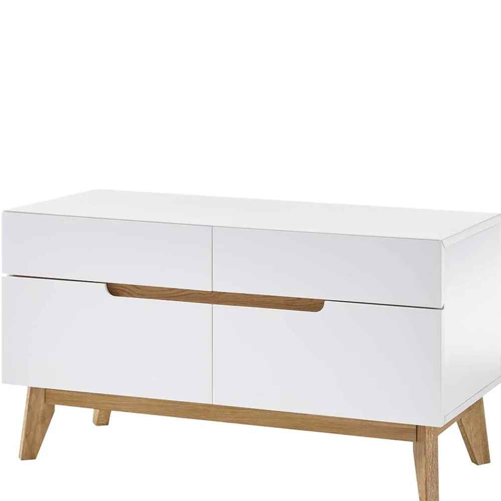 Wohnen Tv & Hifi-Möbel|Lowboards<97x53x40 Flur Lowboard mit vier Schubladen - Perdon