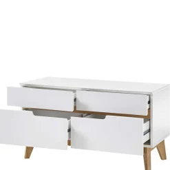 Wohnen Tv & Hifi-Möbel|Lowboards<97x53x40 Flur Lowboard mit vier Schubladen - Perdon