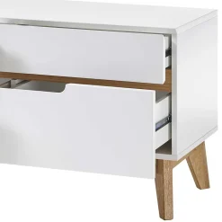 Wohnen Tv & Hifi-Möbel|Lowboards<97x53x40 Flur Lowboard mit vier Schubladen - Perdon