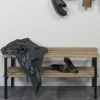 Wohnen Regale<100x45x34 Flurbank mit Schuhablage - Fuladoma