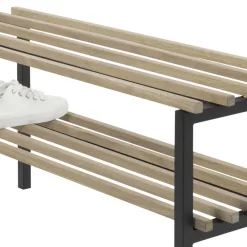 Wohnen Regale<100x45x34 Flurbank mit Schuhablage - Fuladoma