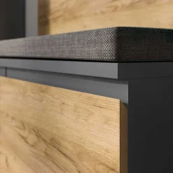 Wohnen Sitzbank<96x40x40 Flurbank mit zwei Türen - Orsecca
