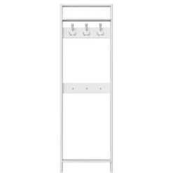 Wohnen Garderoben<60x192x12 Garderobe aus Massivholz in Weiß - Oranias