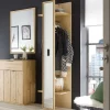 Wohnen Garderoben<50x198x38 Garderobe mit Spiegel - Vardriva