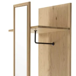 Wohnen Garderoben<50x198x38 Garderobe mit Spiegel - Vardriva