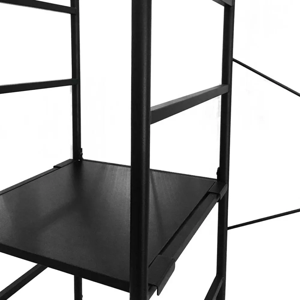 Wohnen Regale<120x182x45 Garderoben Regal mit Stange - Nalisha