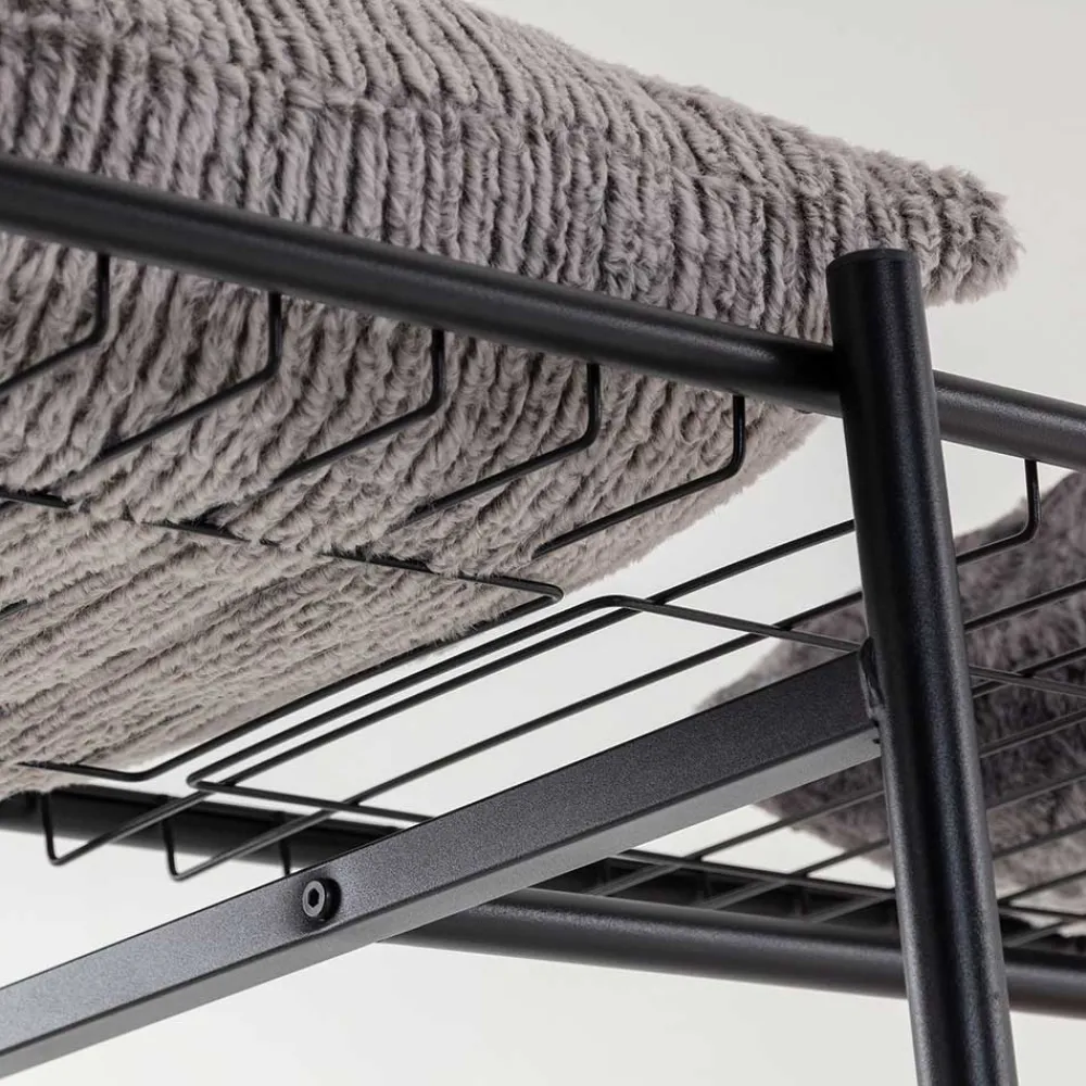 Wohnen Regale<120x182x45 Garderoben Regal mit Stange - Nalisha