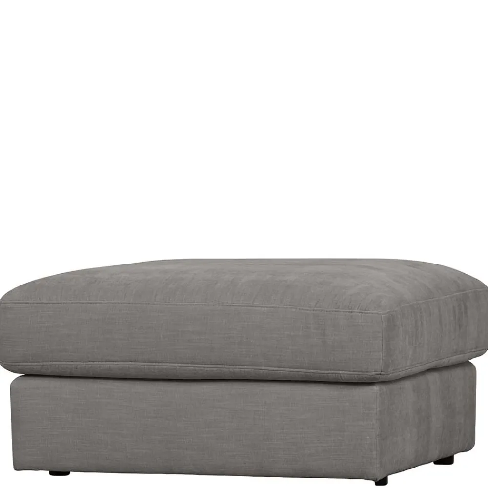 Wohnen Hocker<98x44x90 Gepolsterter Hocker in Grau - Luosa