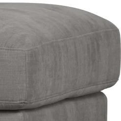 Wohnen Hocker<98x44x90 Gepolsterter Hocker in Grau - Luosa