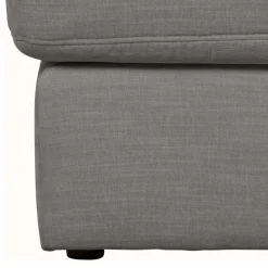 Wohnen Hocker<98x44x90 Gepolsterter Hocker in Grau - Luosa