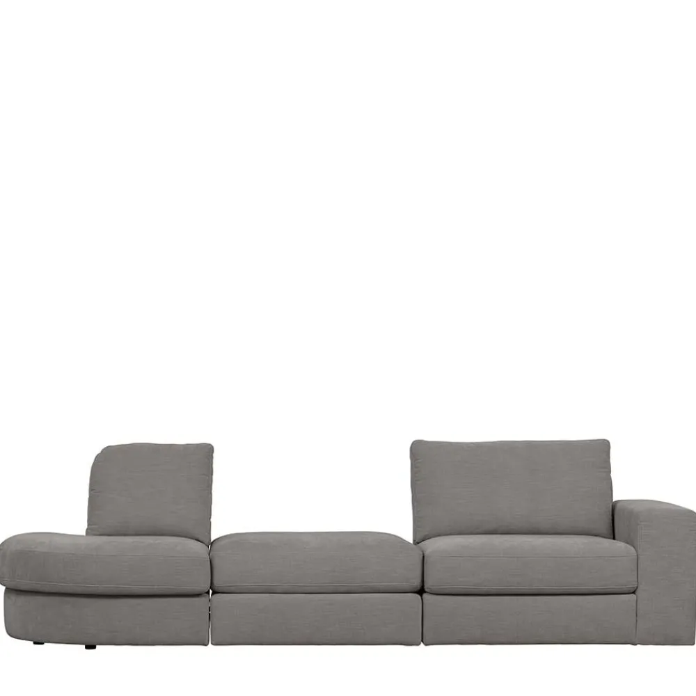 Wohnen Hocker<98x44x90 Gepolsterter Hocker in Grau - Luosa