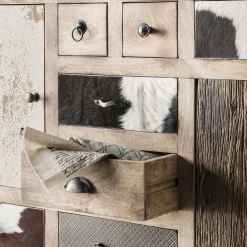 Wohnen Sideboards<115x103x36 Große Kommode aus Recyclingholz - Calcalero