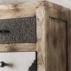 Wohnen Sideboards<115x103x36 Große Kommode aus Recyclingholz - Calcalero