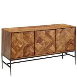 Wohnen Sideboards<123x70x45 Große Kommode aus Sheesham Holz - Ovalle