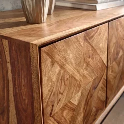 Wohnen Sideboards<123x70x45 Große Kommode aus Sheesham Holz - Ovalle