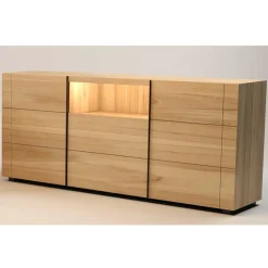Wohnen Sideboards<223x90x48 Großes Sideboard aus Teak - Nekella