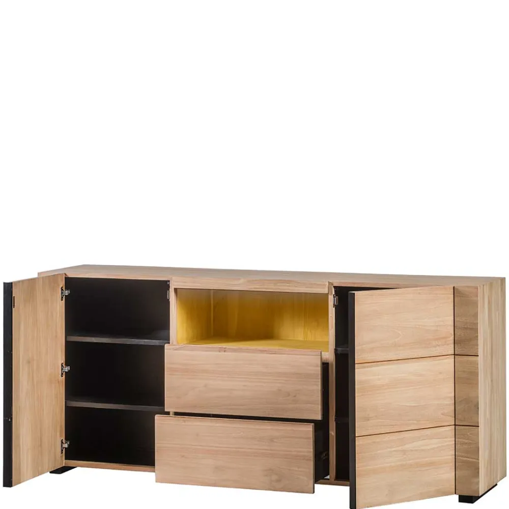 Wohnen Sideboards<223x90x48 Großes Sideboard aus Teak - Nekella