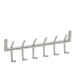Wohnen Garderoben<60x19x10 Hakenleiste mit zwölf Haken - Almond