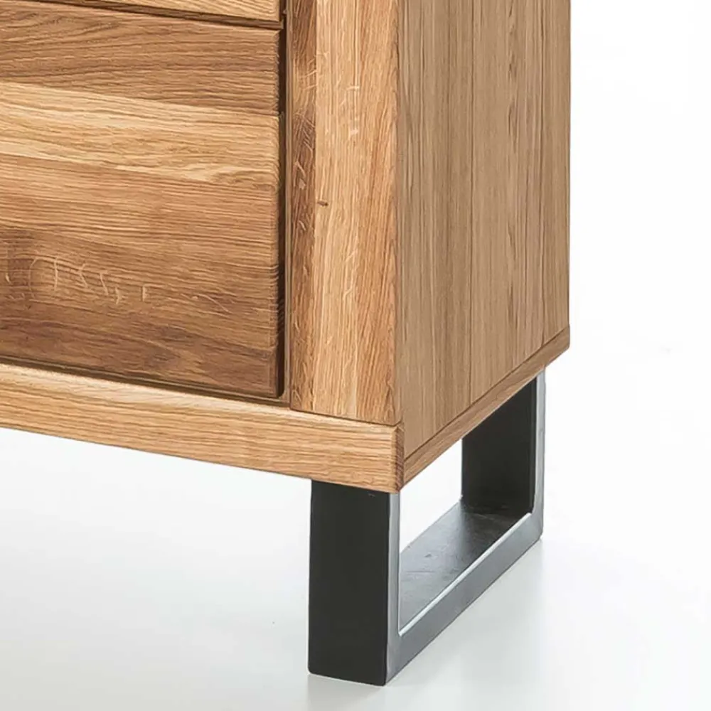 Wohnen Highboards|Kommoden<158x140x40 Highboard aus Wildeiche teilmassiv - Arello I