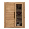 Wohnen Vitrinen|Schränke<108x141x40 Highboard mit Glaseinsatz - Nelenia