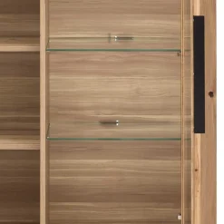 Wohnen Vitrinen|Schränke<108x141x40 Highboard mit Glaseinsatz - Nelenia