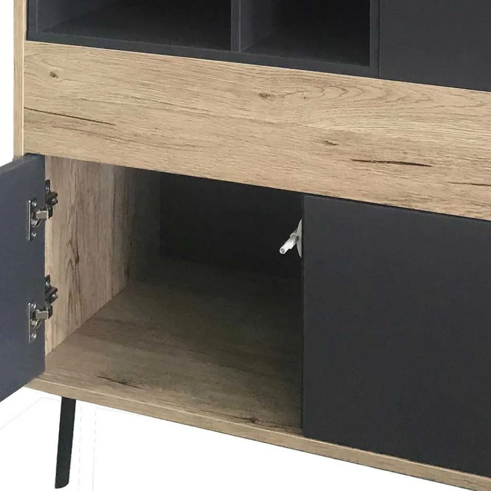 Wohnen Highboards<78x130x39 Highboard zweifarbig - Marica